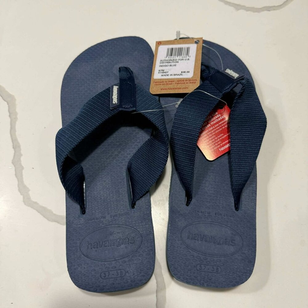 Havaianas Men's Urban Basic flip-flop Indigo Blue US 6